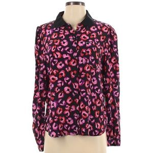 Kate Spade Collared silk button down blouse